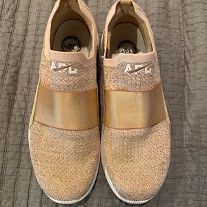 APL gold and nude shoes. Size 8.5